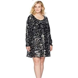 NWT Rebel Wilson X Angels Plus Sz Sequin Dress 2X